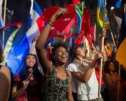 Image of Students participating in a cultural event