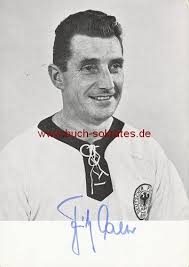 Autogramm-Karte von <b>Fritz Walter</b> im 1954er-Nationaltrikot mit <b>...</b> - PK507854-gr