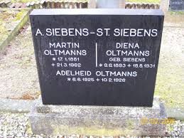 Grab von Martin Oltmanns (17.01.1881-21.03.1962), Friedhof Weenermoor