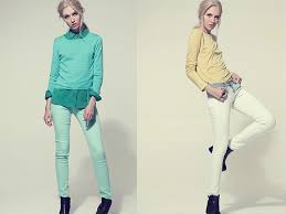 Résultat de recherche d'images pour "mint colored jeans"