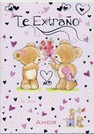 Resultado de imagen para te extraño amor