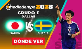 ¿Dónde ver Japón vs. Suecia HOY? Horario y canal EN VIVO juego Fecha 3 del Mundial 2026