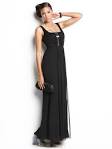 Robe longue noire