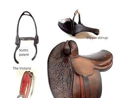 Image of Carolingian horse equipment saddle stirrups