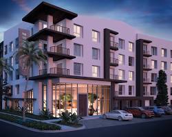 Image of luxury apartment complex in California