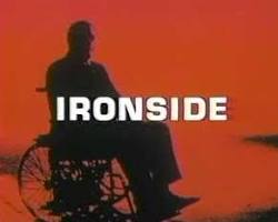 Ironside 1967 TV series Raymond Burr as Robert Ironside wheelchair police detective San Francisco 1960s NBC television stills, AI generated