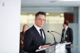 Conferencia de prensa del senador Alejandro Murat Hinojosa