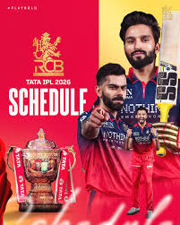 RCB IPL Schedule: IPL 2026: ಆರ್‌ಸಿಬಿ ತಂಡದ ಸಂಪೂರ್ಣ ವೇಳಾಪಟ್ಟಿ ಇಲ್ಲಿದೆ