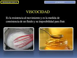 Resultado de imagen para características de viscosidad