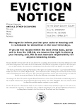 Eviction Notice Form - Day Notice to Vacate Letter to Tenant