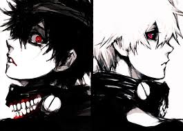 Bildergebnis für tokyo ghoul kaneki black hair