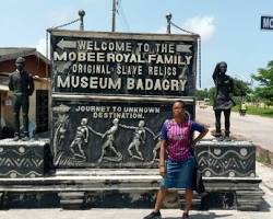 Image of Family visiting a museum in Nigeria