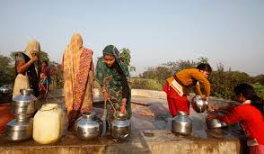 Image result for images of indian women fetching water