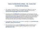 Gas convencional vs gas no convencional