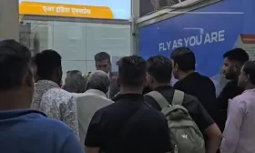 Chaos at airports as passengers protest after Air India Express cancels over 80 flights. Videos
