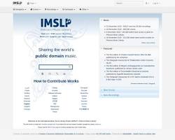 Imagem De Imslp Website