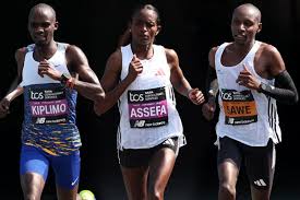 Sawe, Kiplimo and Assefa return to London