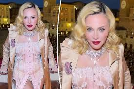 Madonna in Lingerie at Birthday