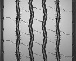 Gambar TBR tire tread pattern