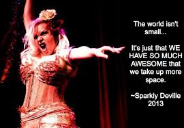 Sarah Klein, a dear friend, burlesque dancer, and editorial ... via Relatably.com