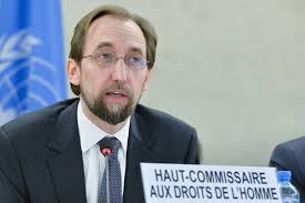 Image result for Zeid Ra'ad Al Hussein, the UN High Commissioner for Human Rights,