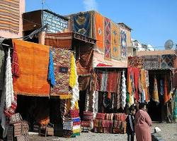صورة Carpet Market in Marrakech, Morocco
