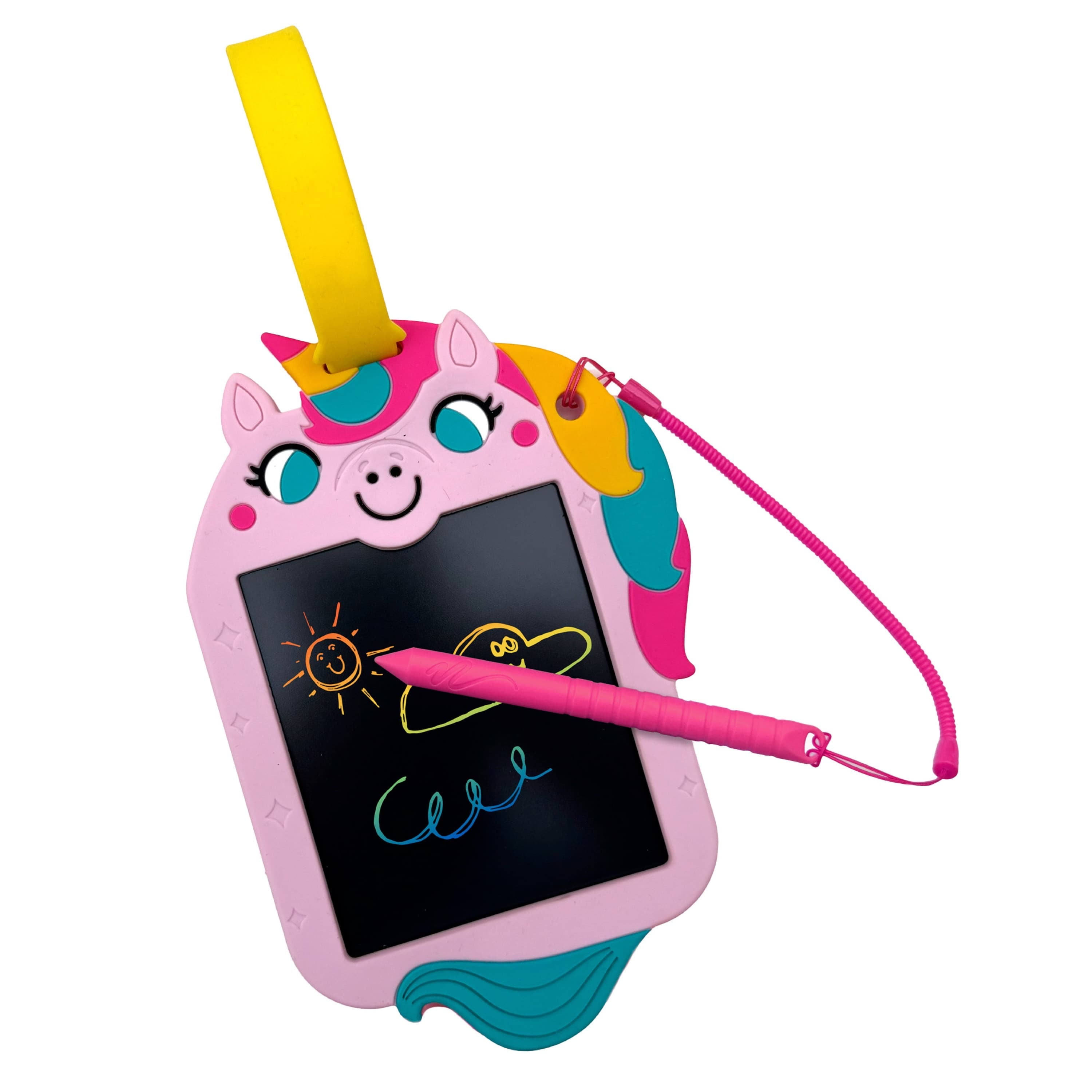 Buffalo Games Scribble Pals Unicorn Portable Doodle Tablet for Children