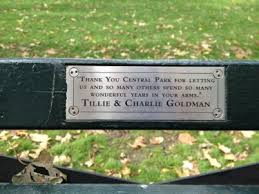 Love Letters from the Benches of Central Park - Mommybites New York via Relatably.com
