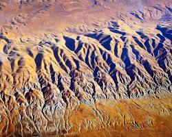 Fractal patterns in mountains