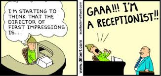 Receptionist Day Funny Quotes. QuotesGram via Relatably.com