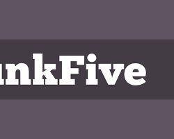 Imagem de ChunkFive font