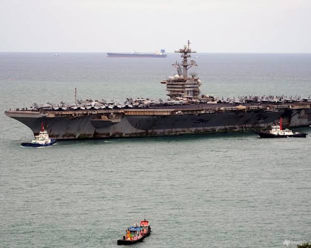 US aircraft carrier arrives in Thailand for first port call in nine months; 5,000 sailors and Marines head to Pattaya to rest and recharge