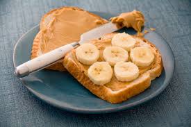 Image result for banana peanut butter sandwich