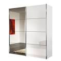 Armoire portes battantes bleues cobalt 150cm - Karma