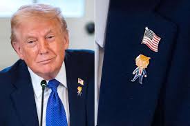 Trump Wears 'Happy Trump' Pin Amidst Venezuela, Greenland Talks