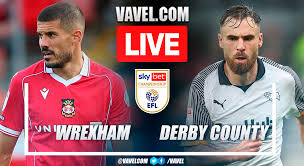 Wrexham vs Derby County LIVE Score Updates in EFL Championship Match