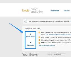 Image de Kindle Direct Publishing Interface