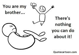 Funny Brother Quotes. QuotesGram via Relatably.com