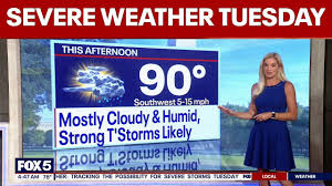 DC weather: Scattered showers and thunderstorms Tuesday