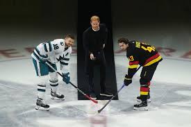 “Prince Harry Performs Puck Drop at Vancouver Canucks Game”