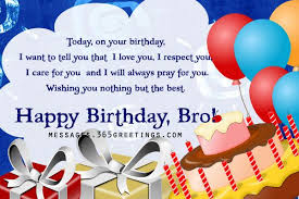 Birthday Wishes for Brother Messages, Greetings and Wishes ... via Relatably.com