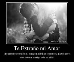 Resultado de imagen para te extraño amor