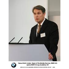 Hans-Ulrich Lindner, Head of Worldwide Service, BMW AG opens BMW ...