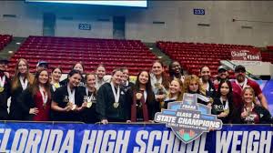 Braden River girls weightlifting takes home state title