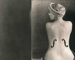 Man Ray Le Violon d'Ingres painting