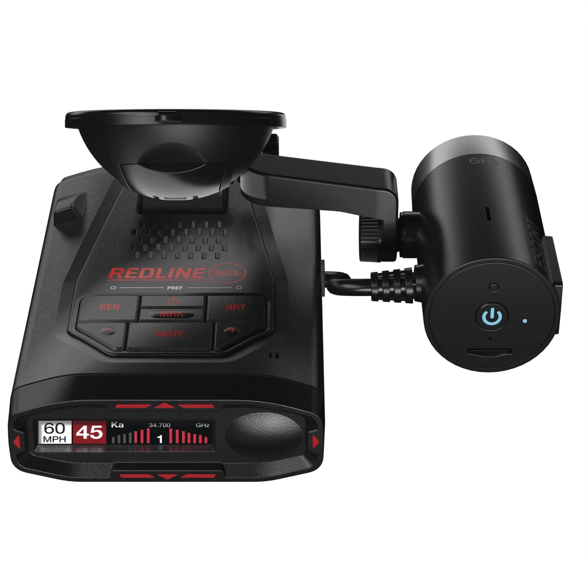 Escort Redline 360c Radar Detector + Escort M2 Smart Dash Cam Bundle