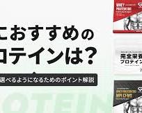 さまざまなプロテインのパッケージの画像