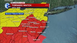 Tornado Watch issued for much of Philly region as severe storms move into region | Live updates