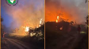 Incendio sul Monte Faeta, il vento allarga il fronte del fuoco: 70 ettari bruciati