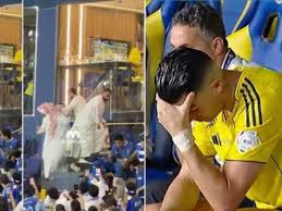 Jeques con palos y a los golpes: agónico empate del Al-Nassr de Cristiano terminó con masiva pelea
